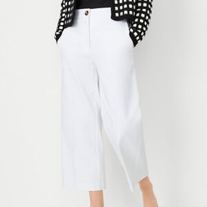 NWOT Ann Taylor High Rise Wide Leg Crop Pants 4